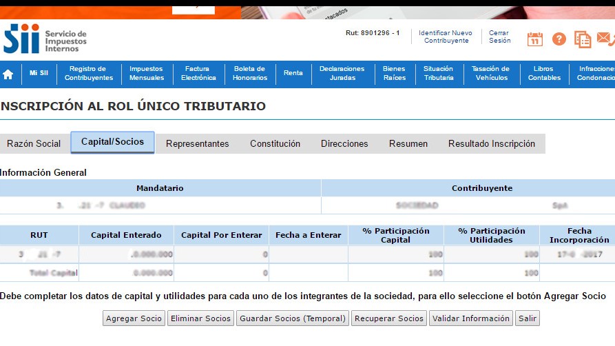 Guía para obtener Rut de empresa en SII.CL 3.0