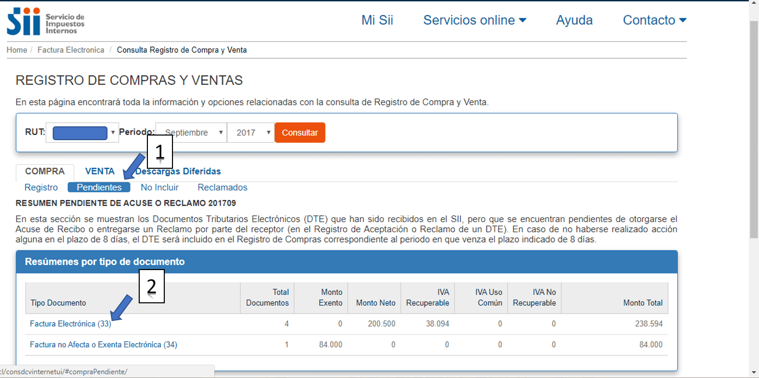 Acuse de recibo Facturación electrónica f29 paso 5 y 6