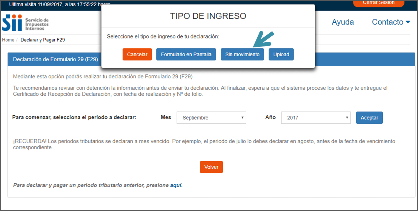 Declaracion sin movimiento, paso 4