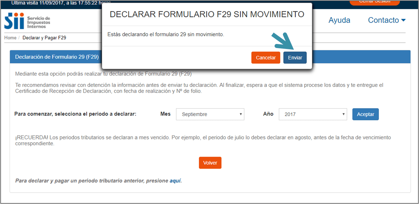 Declaracion sin movimiento, paso 5 y 6